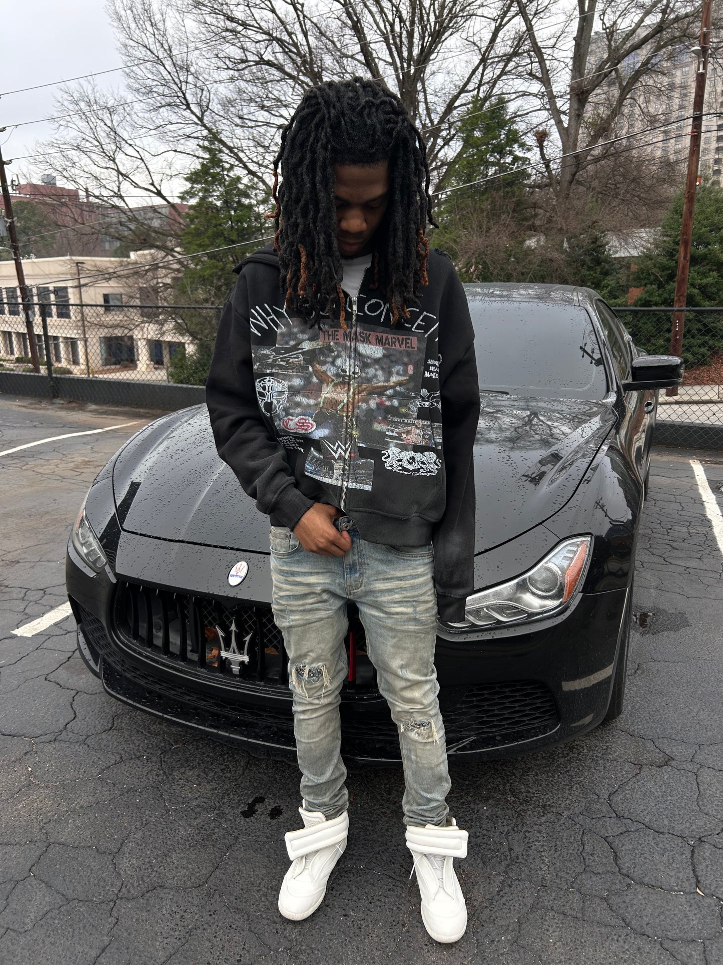Black Mysterio Zip Up