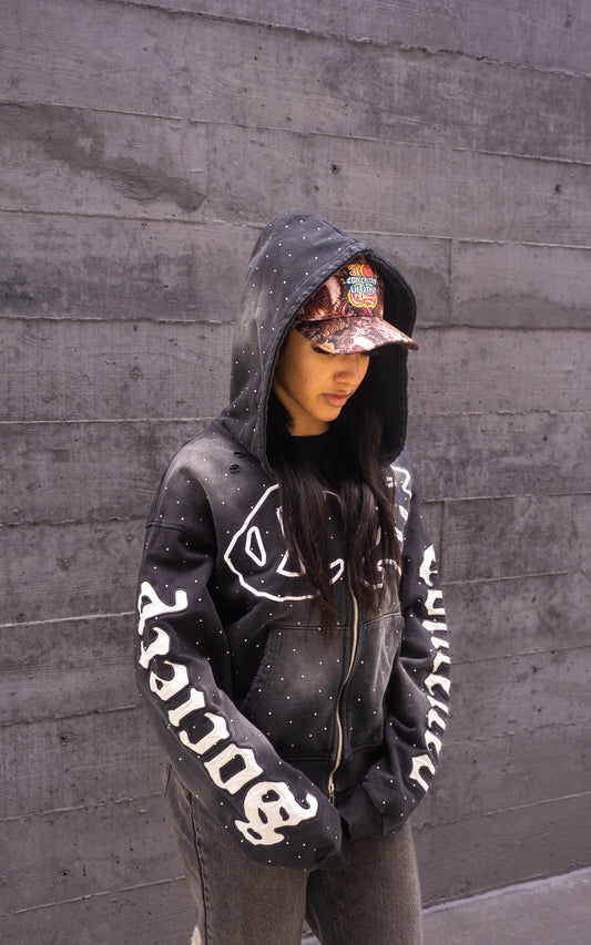 CS ABBREVIATION ZIP UP