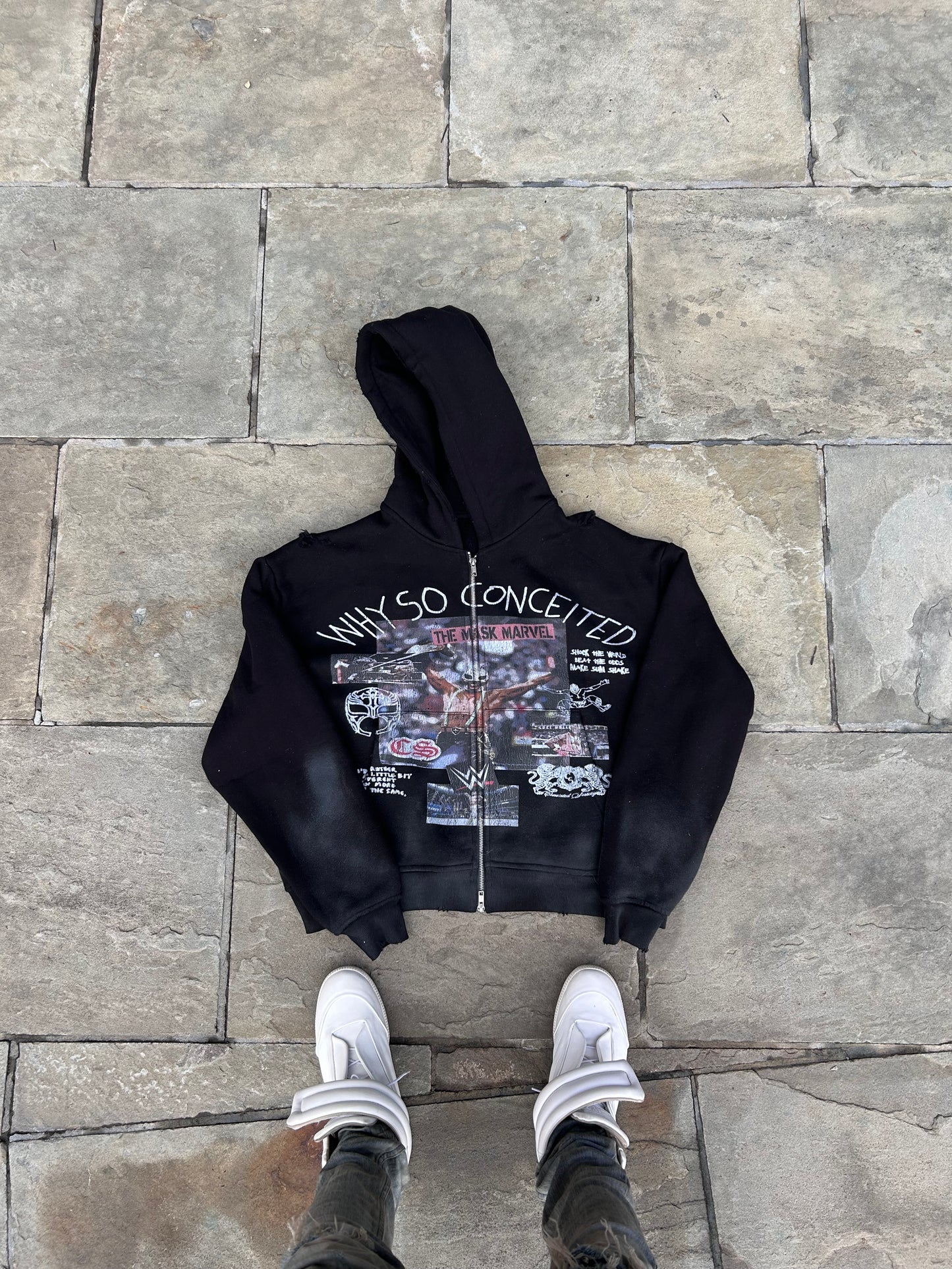 Black Mysterio Zip Up