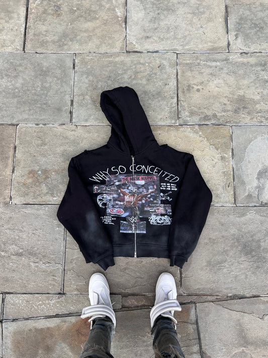 Black Mysterio Zip Up