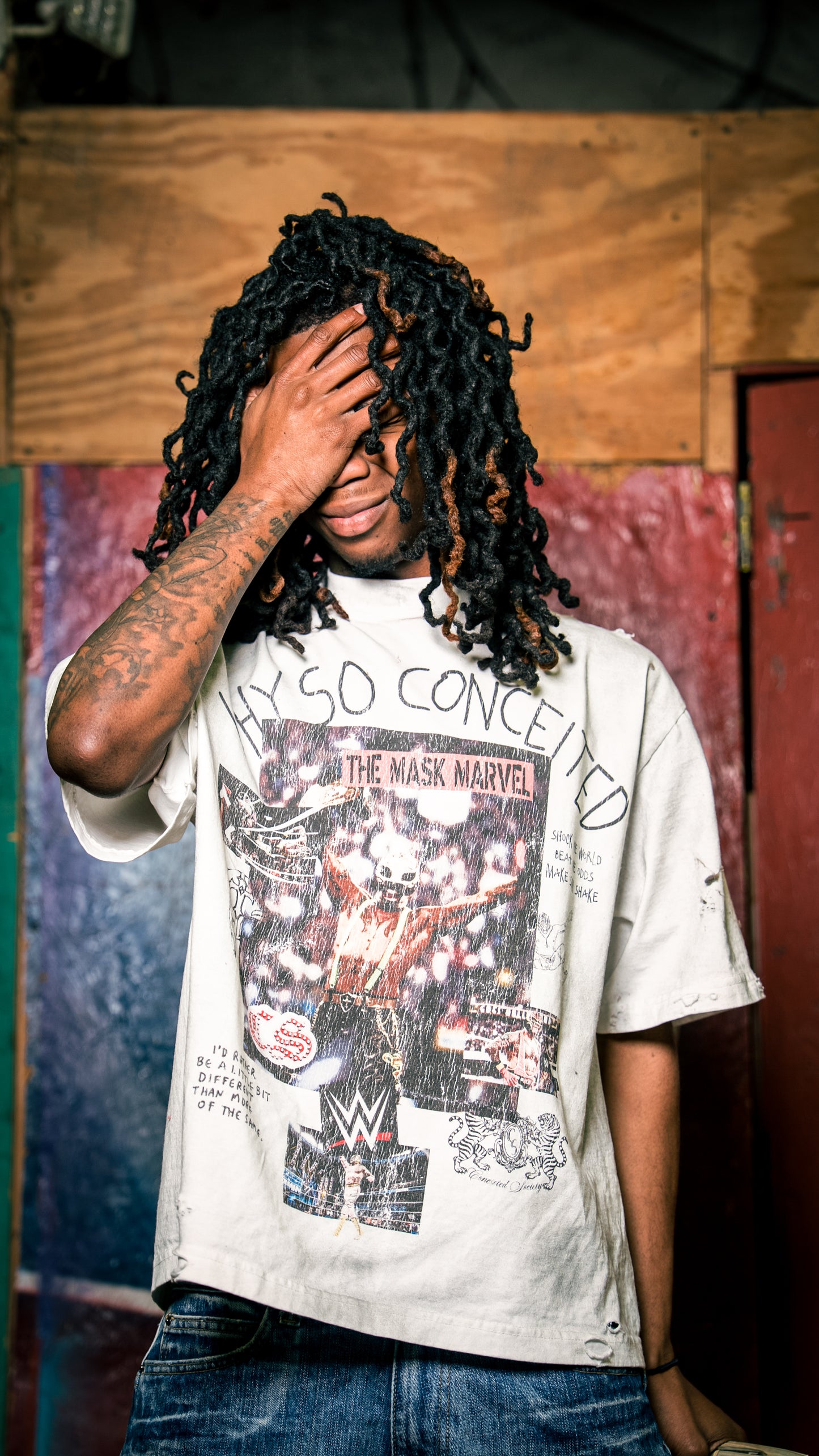 White Mysterio Shirt