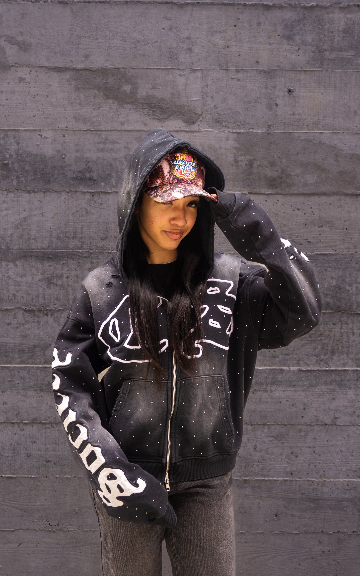 CS ABBREVIATION ZIP UP