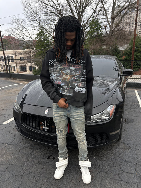 Black Mysterio Zip Up