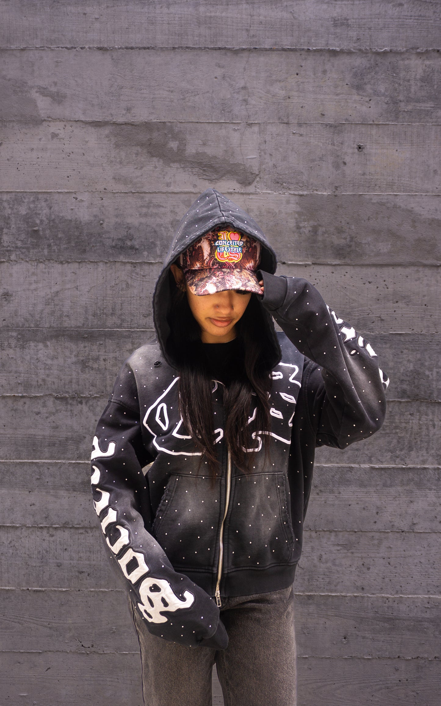 CS ABBREVIATION ZIP UP